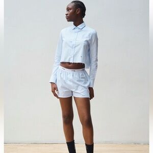 Homme Girls Boxer Shorts Chambray / M